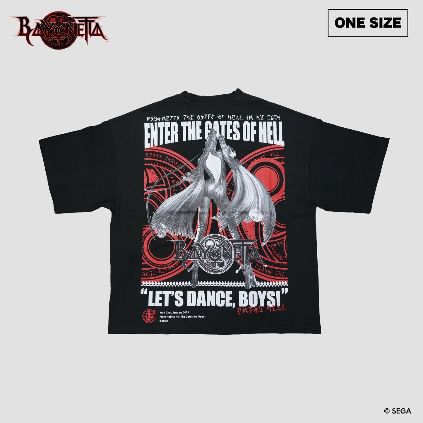 ベヨネッタ The Gates of Hell 香港出店記念 ビッグシルエットシャツ F【再販】【予約商品】