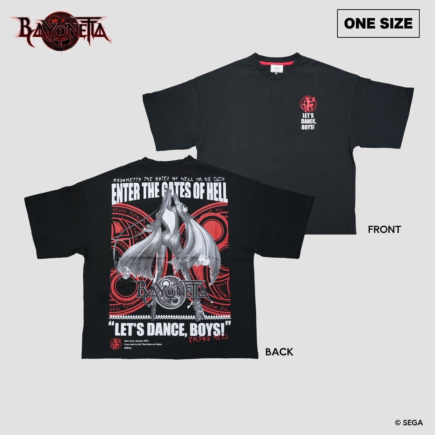 ベヨネッタ The Gates of Hell 香港出店記念 ビッグシルエットシャツ F【再販】【予約商品】