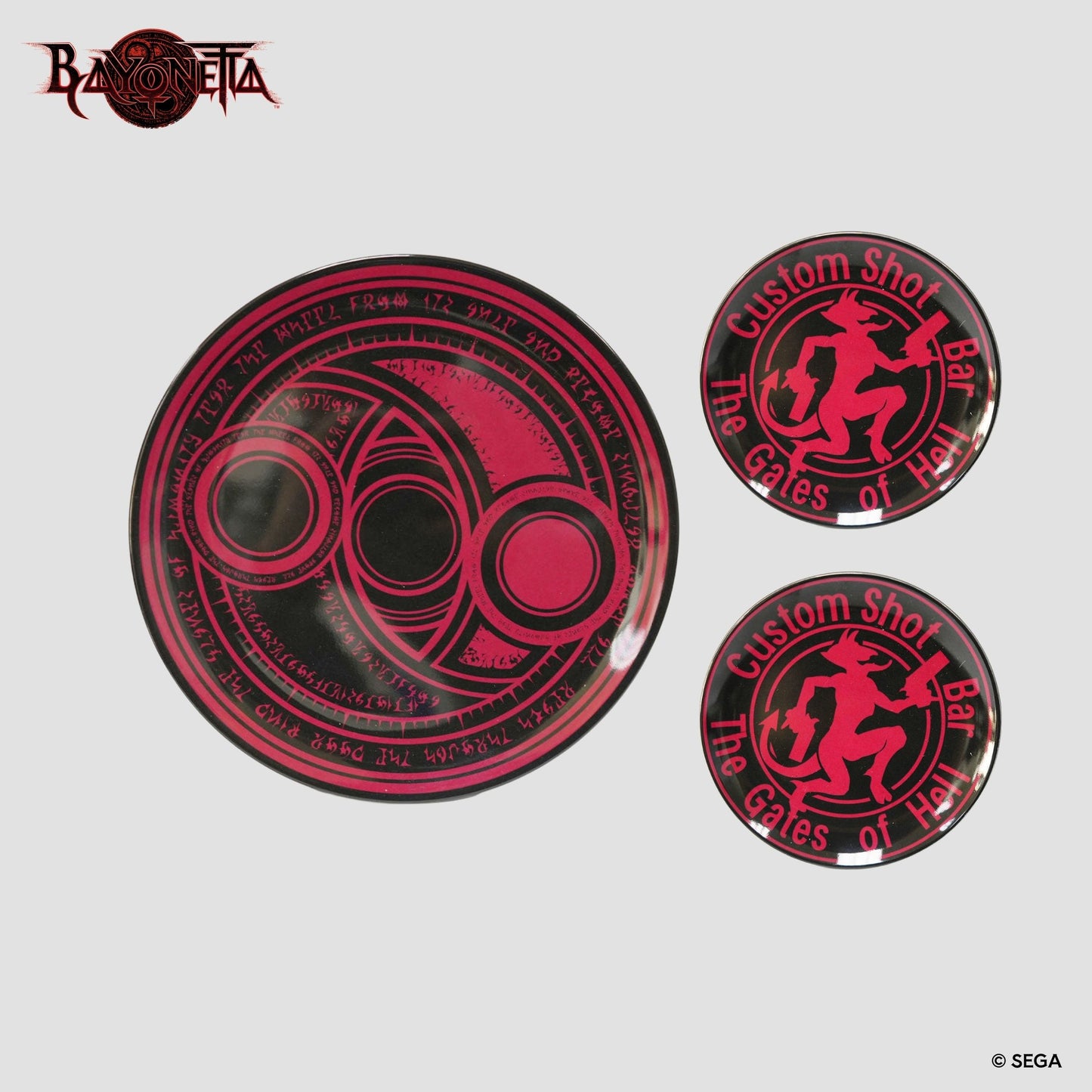ベヨネッタ The Gates of Hell &魔法陣 絵皿セット【再販】【予約商品】