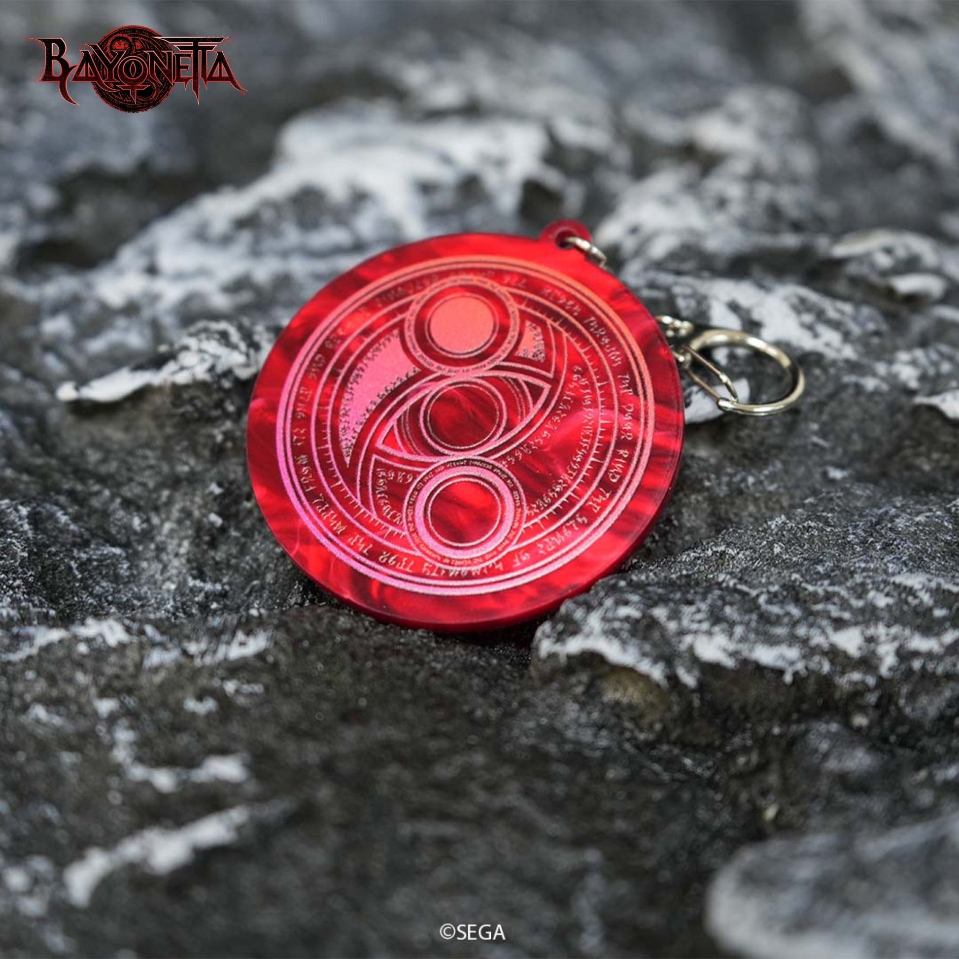 ベヨネッタ 大理石風キーホルダー 魔法陣【再販】【予約商品】