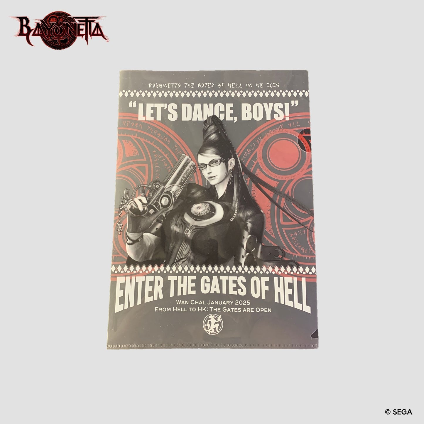 ベヨネッタ The Gates of Hell 香港出店記念 クリアフォルダーA4【再販】【予約商品】