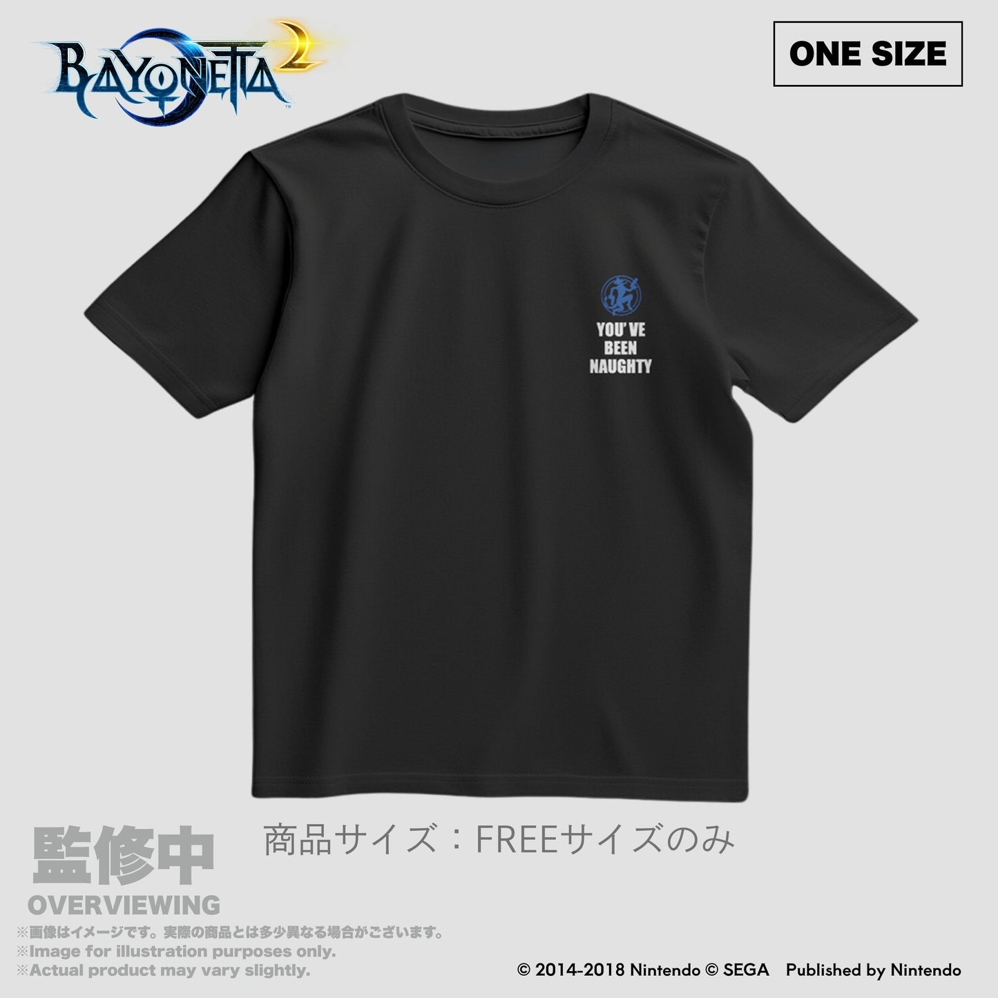 ベヨネッタ2 The Gates of Hell × いいじゃん ビッグシルエットシャツ【予約商品】