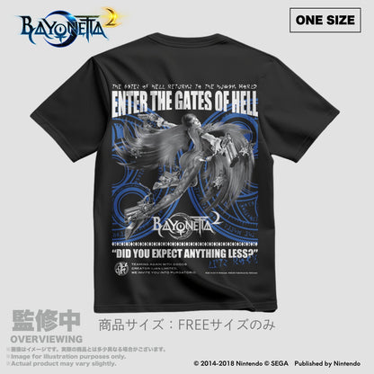 ベヨネッタ2 The Gates of Hell × いいじゃん ビッグシルエットシャツ【予約商品】