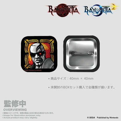 【Box/16】ベヨネッタ 実績アイコン風トレーディングピンバッジ【予約商品】