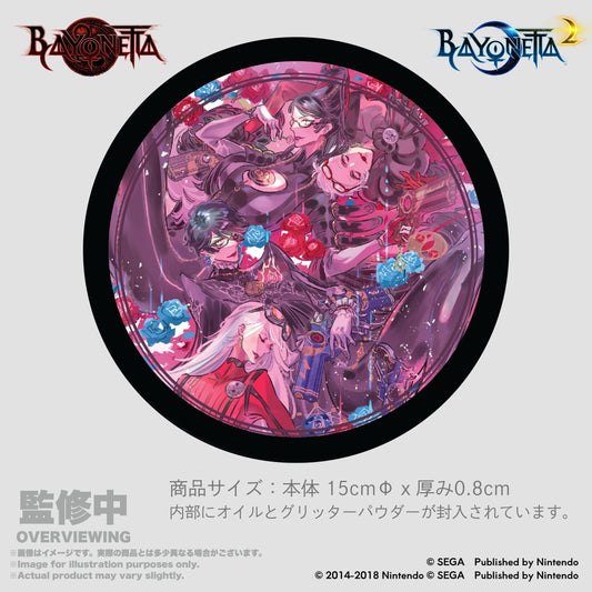 ベヨネッタ グリッターコースター 島崎麻里氏 ベヨネッタ 1&2記念アート【予約商品】