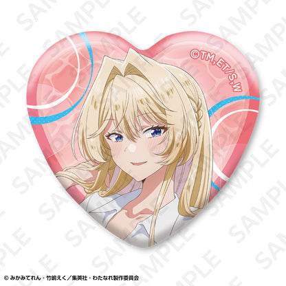 【Box/6】わたしが恋人になれるわけないじゃん、ムリムリ!(※ムリじゃなかった!?) トレーディングハート型缶バッジ【予約商品】