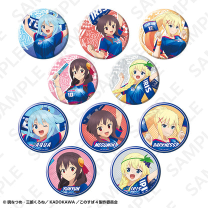 【Box/10】この素晴らしい世界に祝福を! トレーディング缶バッジ サッカーユニフォームVer.【予約商品】