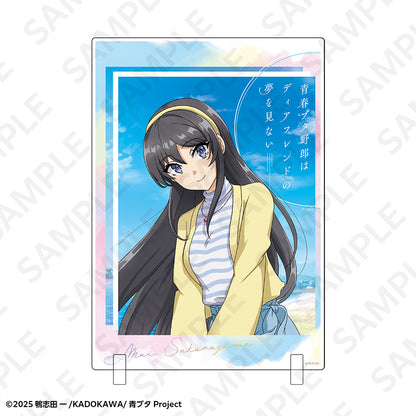 青春ブタ野郎はディアフレンドの夢を見ない A5アクリルパネル 春のお出かけVer. 桜島麻衣【予約商品】