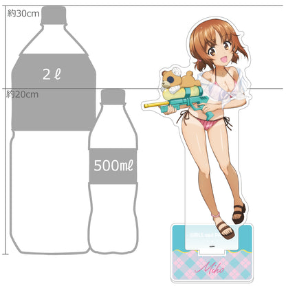 ガールズ&パンツァー 最終章 描き下ろし特大アクリルスタンド 西住みほ/水鉄砲 日焼けVer.【予約商品】