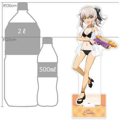 ガールズ&パンツァー 最終章 描き下ろし特大アクリルスタンド 逸見エリカ/水鉄砲 日焼けVer.【予約商品】