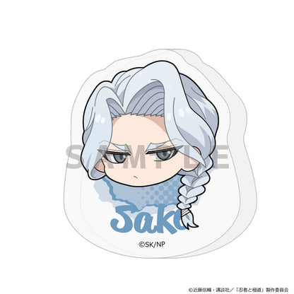 忍者と極道 生首アクリルブロック 覇世川左虎/休日【予約商品】