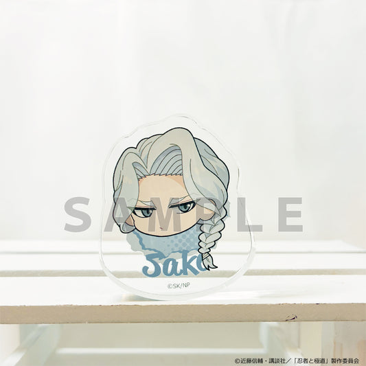 忍者と極道 生首アクリルブロック 覇世川左虎/休日【予約商品】