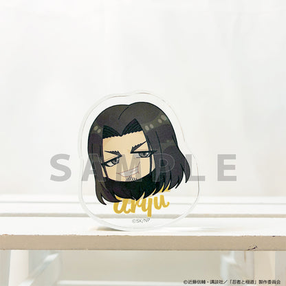 忍者と極道 生首アクリルブロック 邪樹右龍/休日【予約商品】