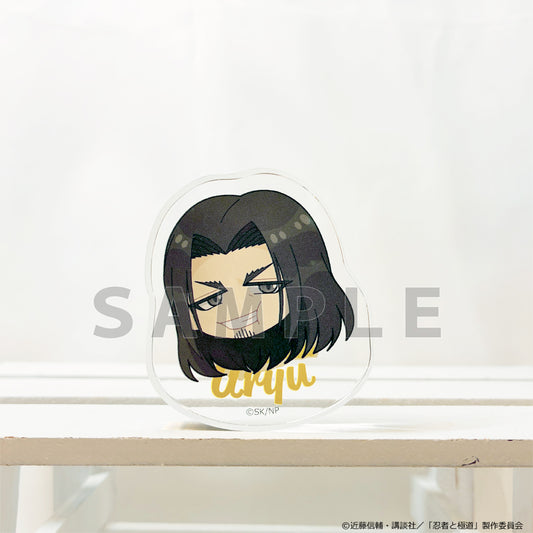 忍者と極道 生首アクリルブロック 邪樹右龍/休日【予約商品】