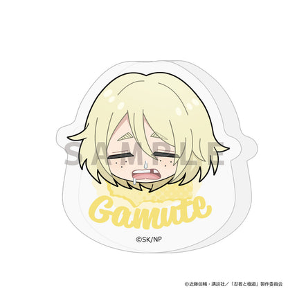 忍者と極道 生首アクリルブロック ガムテ/休日【予約商品】