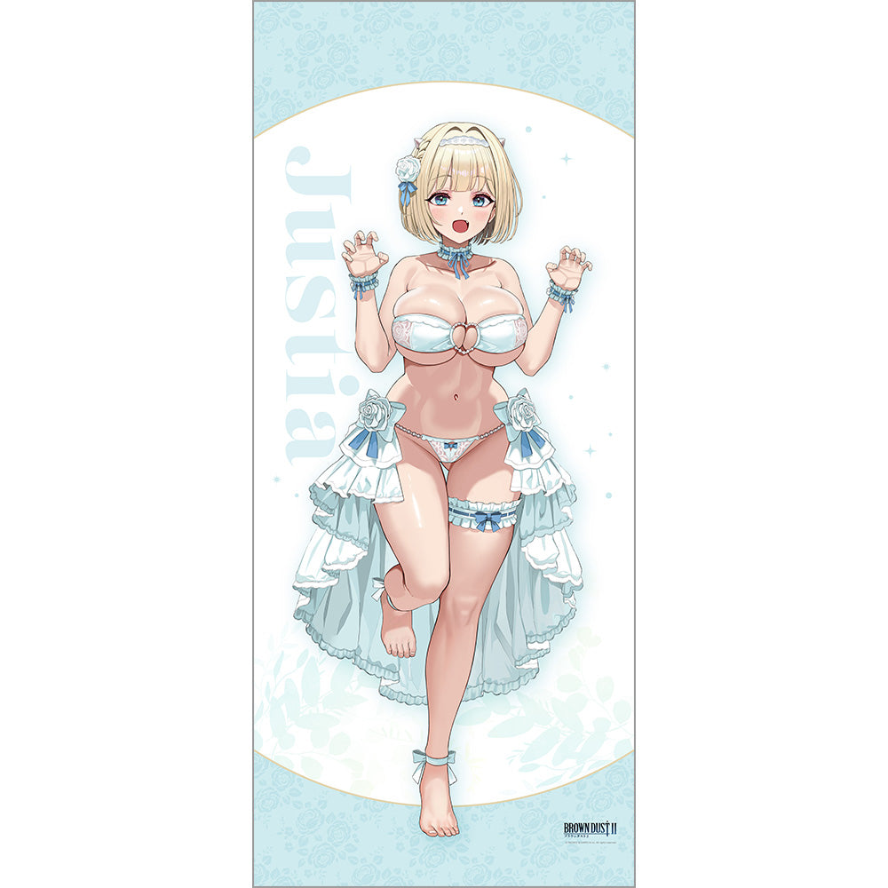 ブラウンダスト2 描き下ろし特大タペストリー ユースティア/ウエディング水着【予約商品】