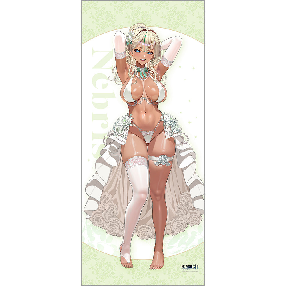 ブラウンダスト2 描き下ろし特大タペストリー ネブリス/ウエディング水着【予約商品】