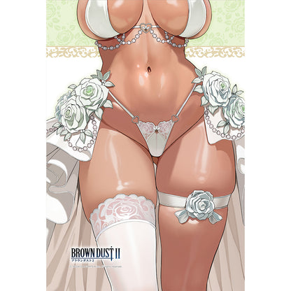 ブラウンダスト2 描き下ろしまくらカバー ネブリス/ウエディング水着【予約商品】