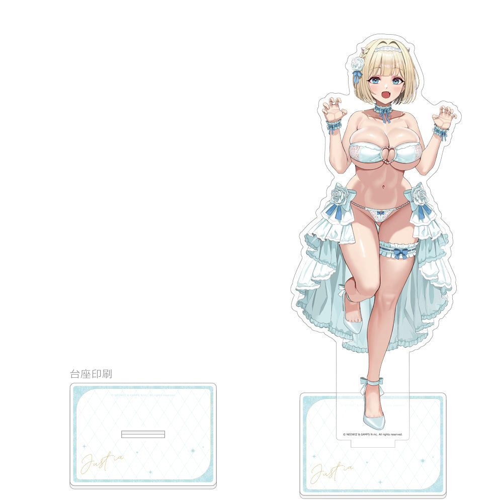 ブラウンダスト2 描き下ろし特大アクリルスタンド ユースティア/ウエディング水着【予約商品】