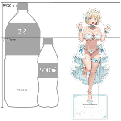 ブラウンダスト2 描き下ろし特大アクリルスタンド ユースティア/ウエディング水着【予約商品】