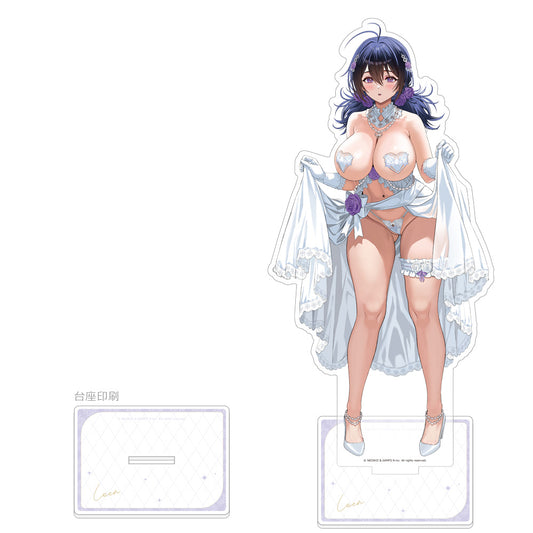 ブラウンダスト2 描き下ろし特大アクリルスタンド ロエン/ウエディング水着【予約商品】