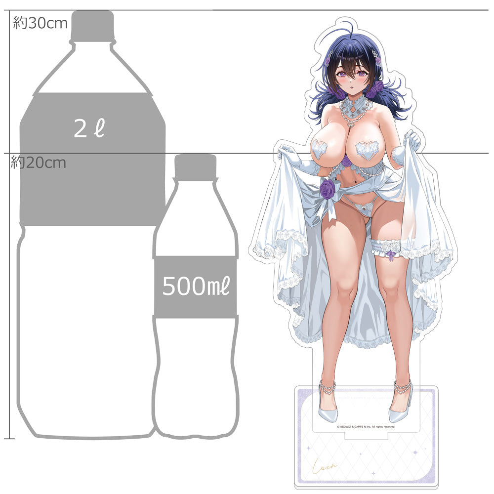 ブラウンダスト2 描き下ろし特大アクリルスタンド ロエン/ウエディング水着【予約商品】