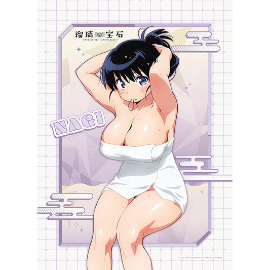瑠璃の宝石 描き下ろしB2タペストリー 荒砥凪/温泉 Wスエード【予約商品】