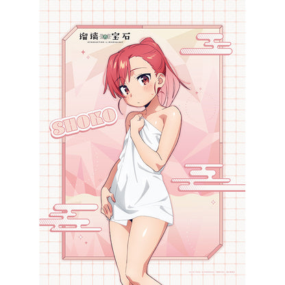 瑠璃の宝石 描き下ろしB2タペストリー 瀬戸硝子/温泉 Wスエード【予約商品】