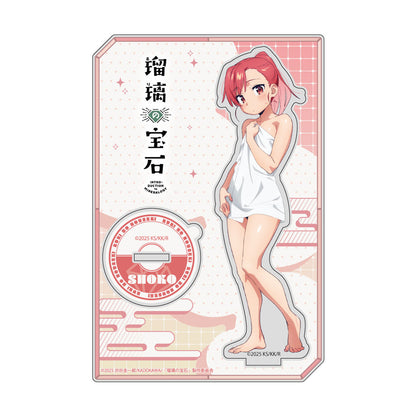 瑠璃の宝石 描き下ろしアクリルスタンド 瀬戸硝子/温泉【予約商品】