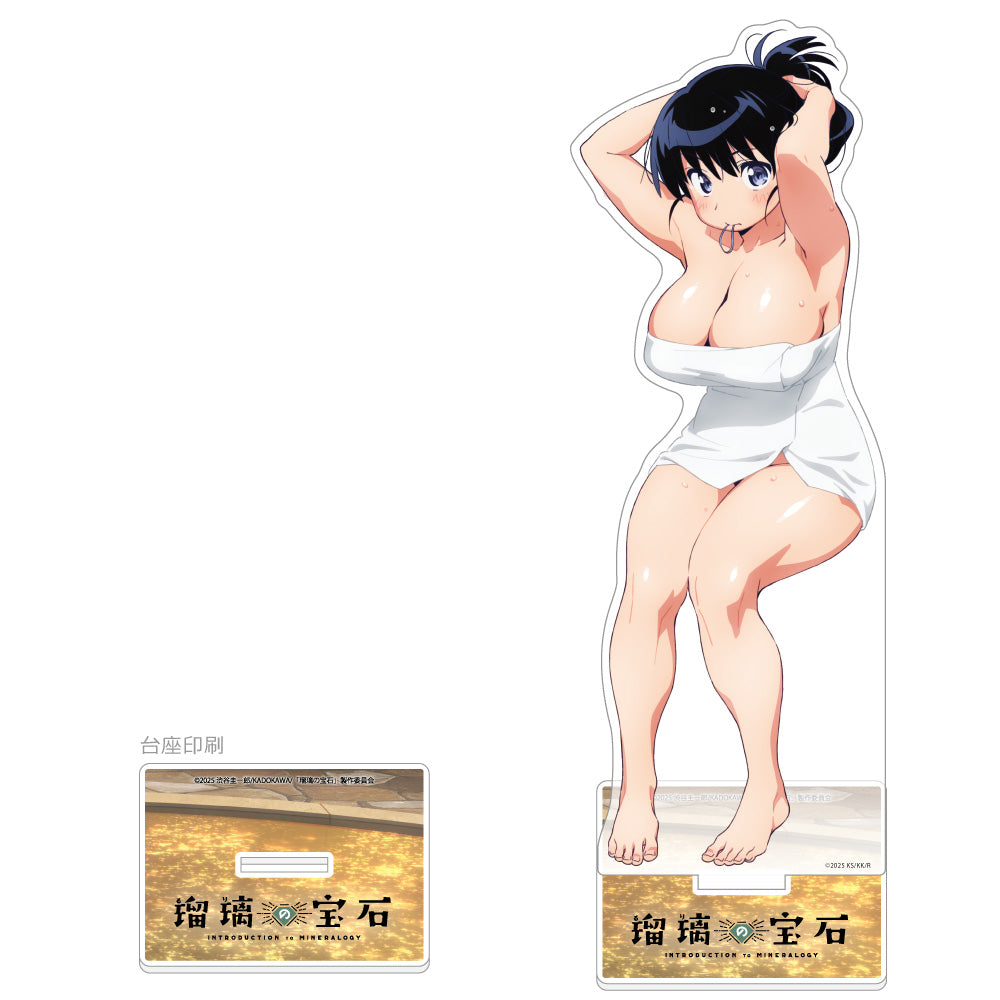 瑠璃の宝石 描き下ろし特大アクリルスタンド 荒砥凪/温泉【予約商品】