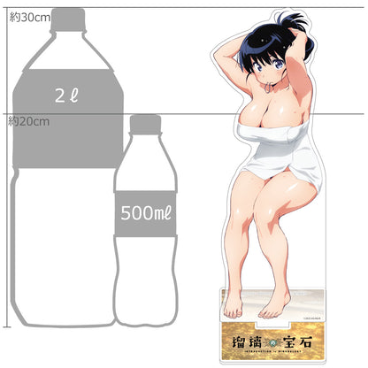 瑠璃の宝石 描き下ろし特大アクリルスタンド 荒砥凪/温泉【予約商品】