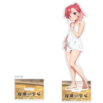 瑠璃の宝石 描き下ろし特大アクリルスタンド 瀬戸硝子/温泉【予約商品】