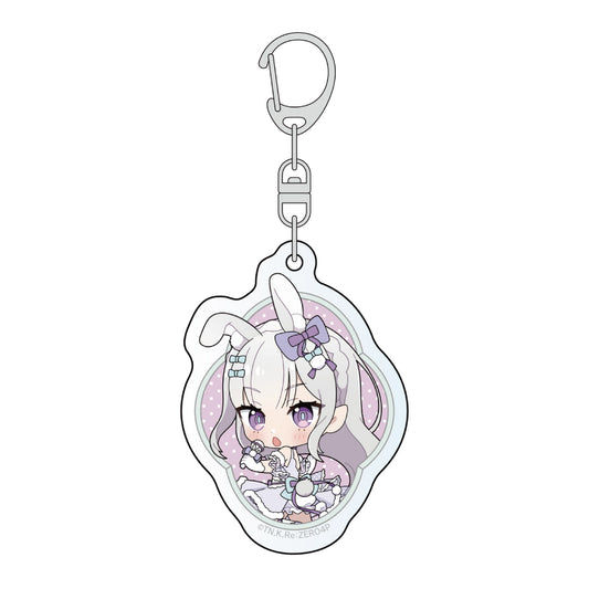 Re:ゼロから始める異世界生活 アクリルキーホルダー エミリア/けもみみアイドル【予約商品】