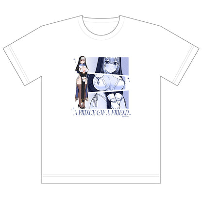 王子様の友達 描き下ろしTシャツ 藍田美明/シスター Lサイズ【予約商品】