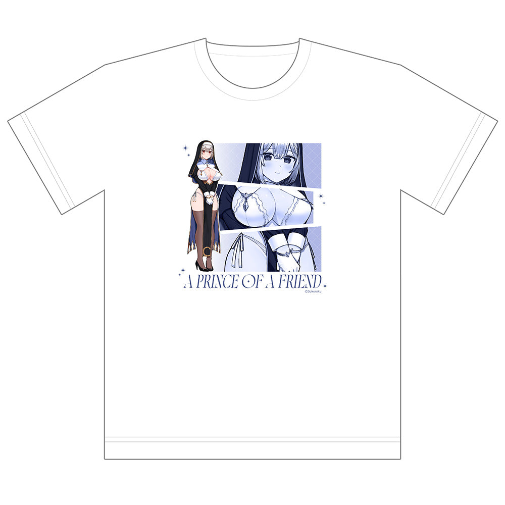 王子様の友達 描き下ろしTシャツ 藍田美明/シスター XLサイズ【予約商品】