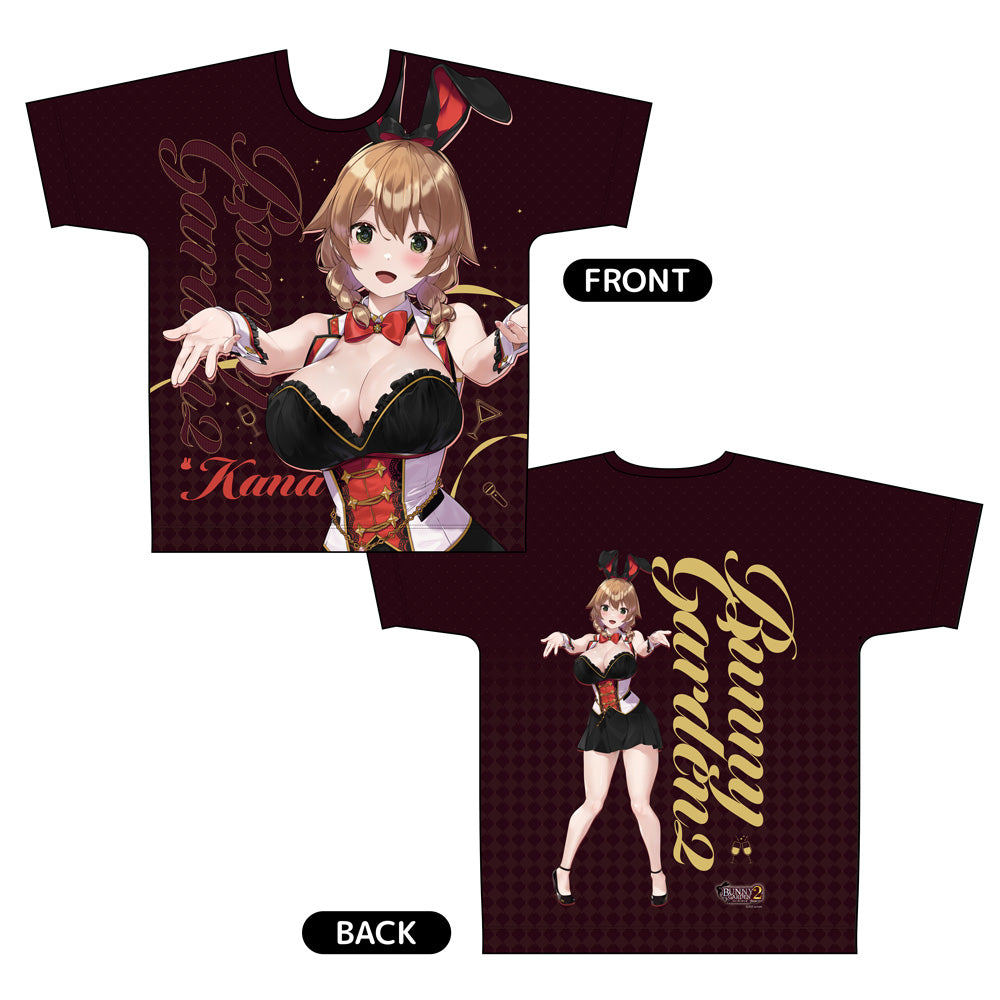 バニーガーデン2 フルグラフィックTシャツ 花奈 Mサイズ【予約商品】