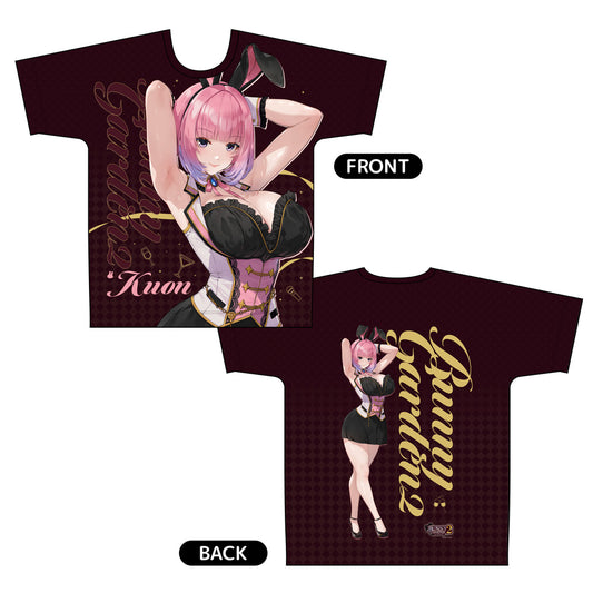バニーガーデン2 フルグラフィックTシャツ 黒音 XLサイズ【予約商品】