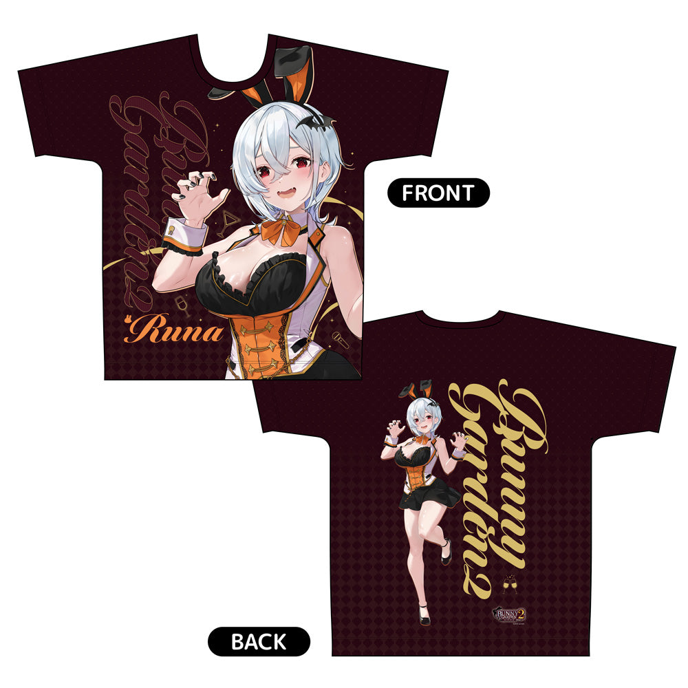 バニーガーデン2 フルグラフィックTシャツ 瑠那 Lサイズ【予約商品】