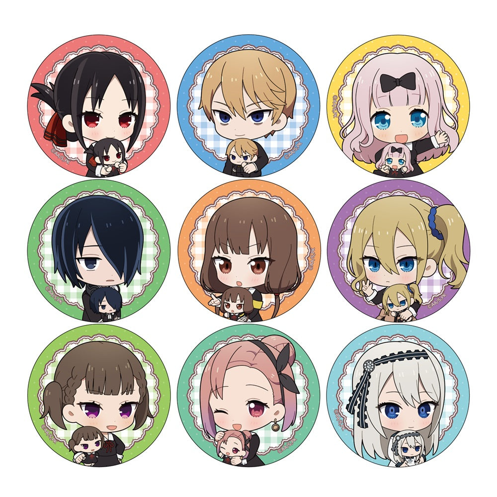 【Box/9】かぐや様は告らせたい トレーディング缶バッジ Tiny Friends/ミニキャラ【予約商品】