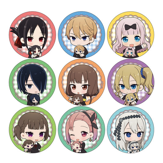 【Box/9】かぐや様は告らせたい トレーディング缶バッジ Tiny Friends/ミニキャラ【予約商品】