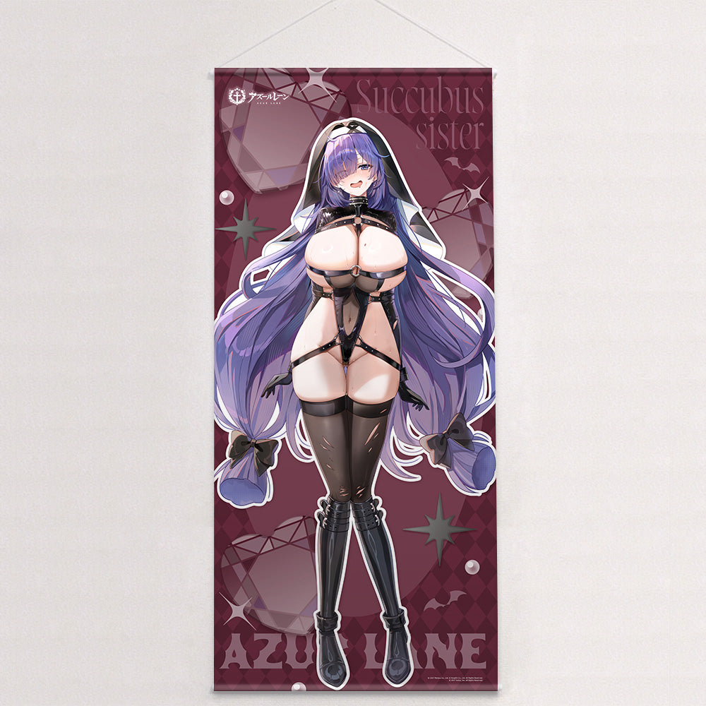 アズールレーン 描き下ろし特大タペストリー モガドール/サキュバスシスター【予約商品】