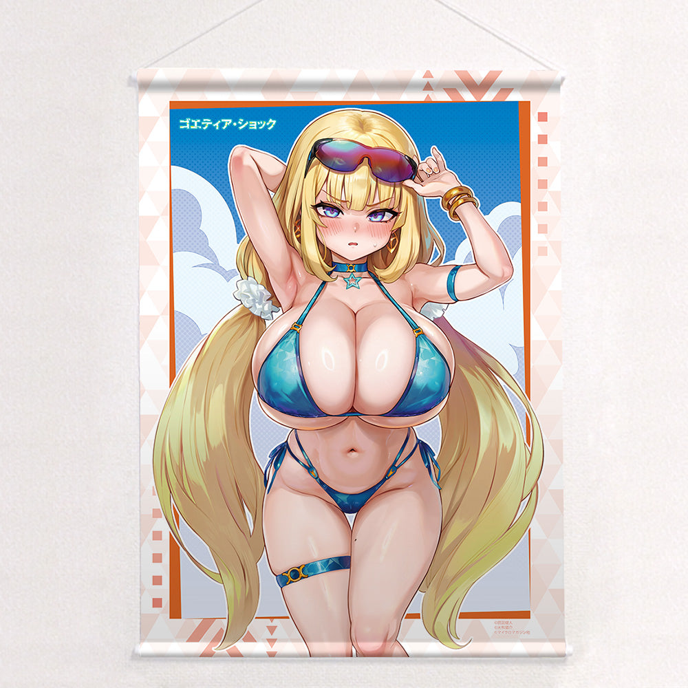 ゴエティア・ショック B2タペストリー アリシア/水着 Wスエード【予約商品】