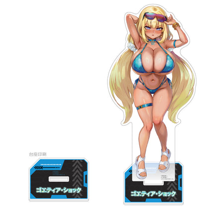 ゴエティア・ショック 特大アクリルスタンド アリシア/水着(日焼けVer.)【予約商品】