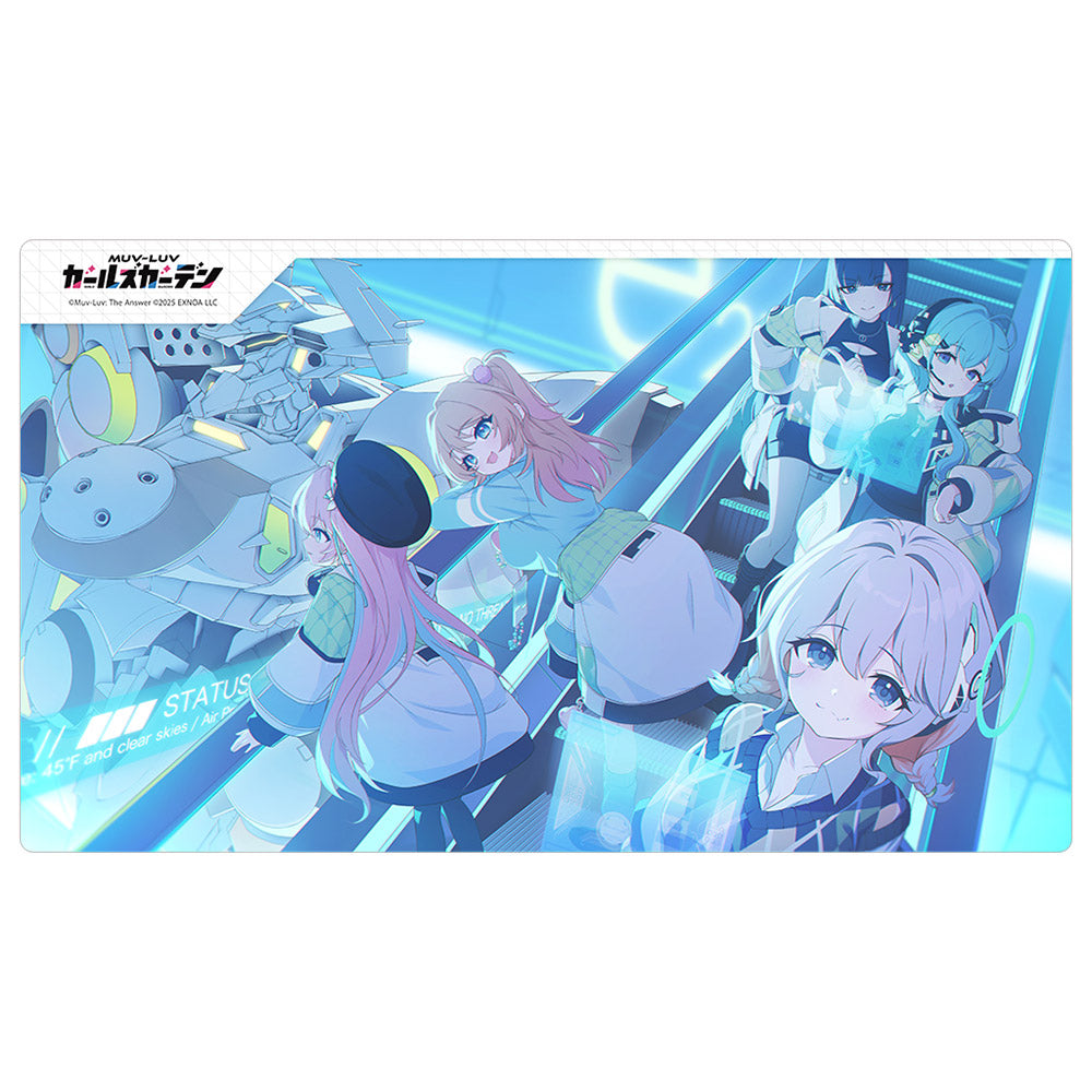 マブラヴ ガールズガーデン ラバーマット Treble Quintet【予約商品】
