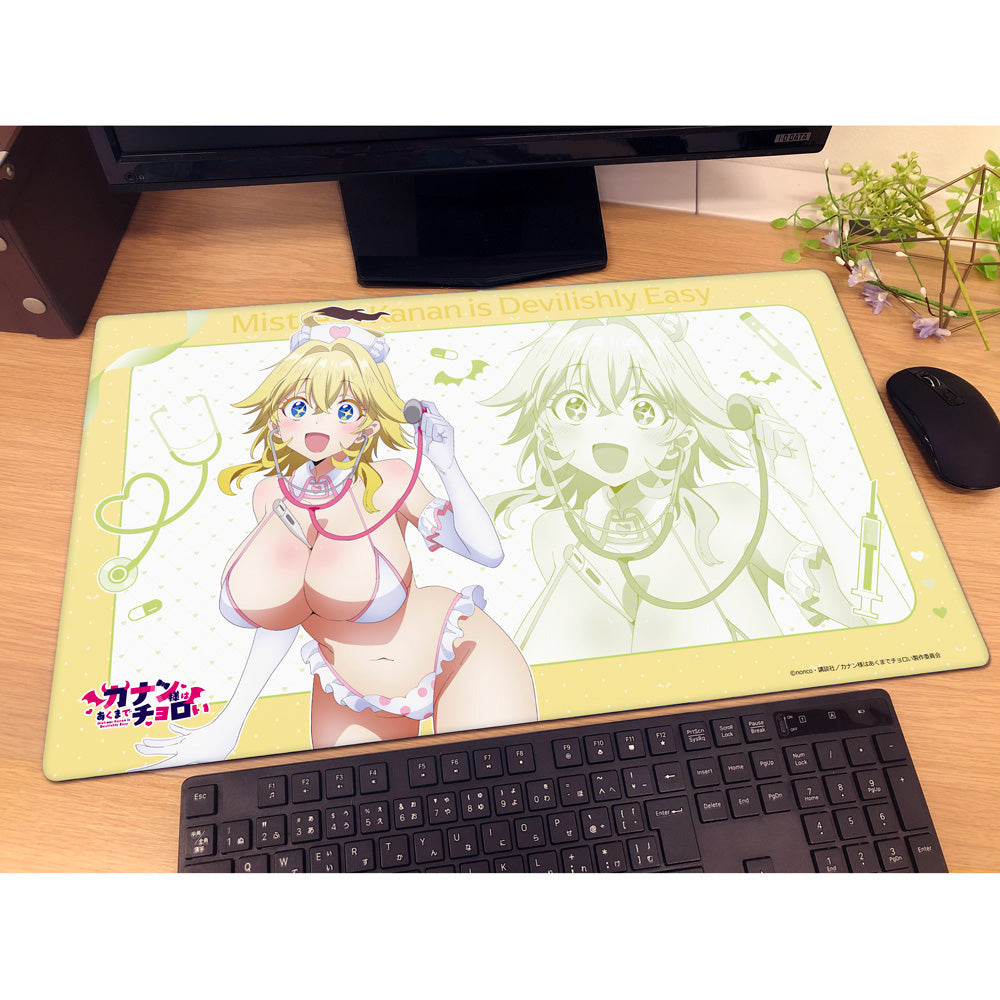 カナン様はあくまでチョロい 描き下ろしラバーマット ジャンヌ/ナース水着【予約商品】
