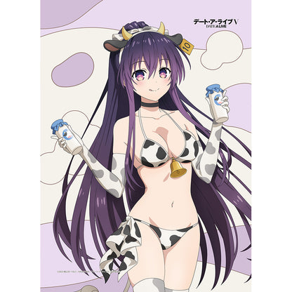 デート・ア・ライブV 描き下ろしB2タペストリー 夜刀神十香/牛柄水着 Wスエード【予約商品】