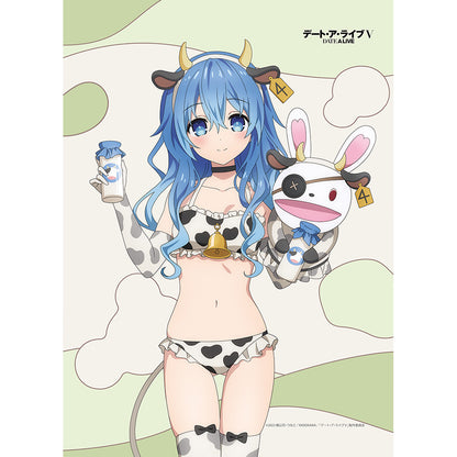 デート・ア・ライブV 描き下ろしB2タペストリー 四糸乃/牛柄水着 Wスエード【予約商品】