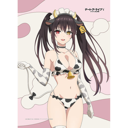 デート・ア・ライブV 描き下ろしB2タペストリー 時崎狂三/牛柄水着 Wスエード【予約商品】