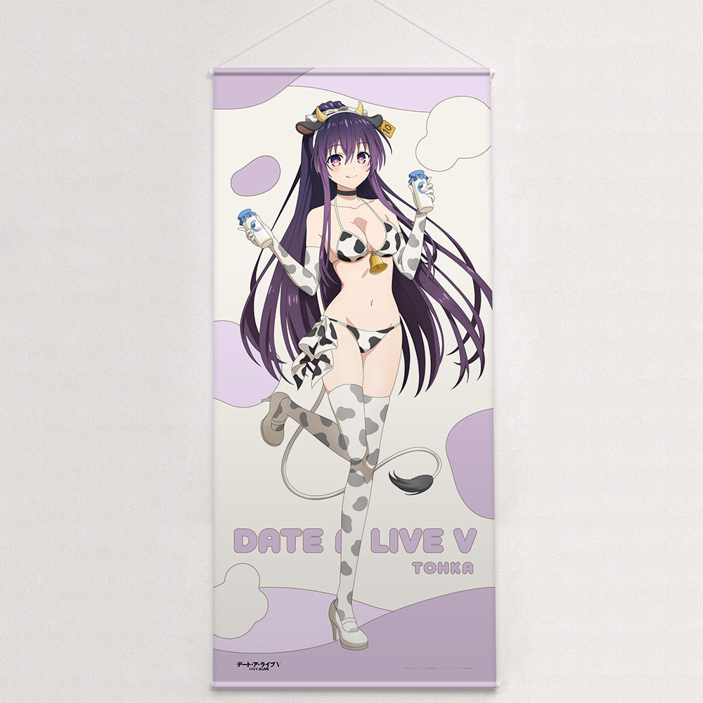 デート・ア・ライブV 描き下ろし特大タペストリー 夜刀神十香/牛柄水着【予約商品】