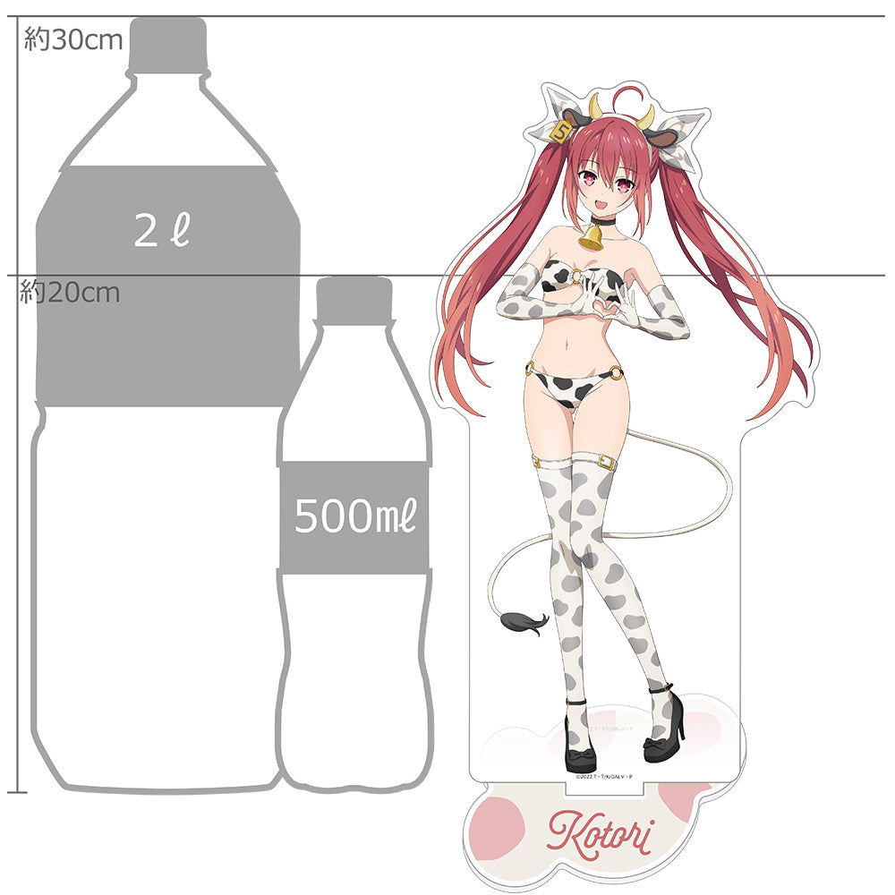 デート・ア・ライブV 描き下ろし特大アクリルスタンド 五河琴里/牛柄水着【予約商品】
